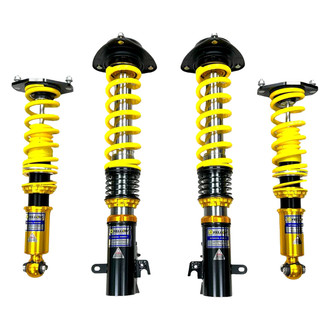 Yellow Speed Racing® - 0"-2" x 0"-2" Gravel Rally™ Front and Rear Coilover Kit