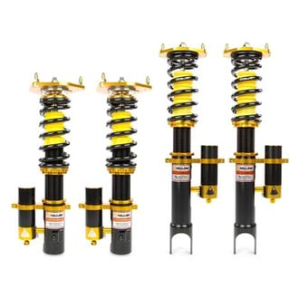 Yellow Speed Racing® - 0.5"-2.5" x 0.5"-2.5" Club Performance™ Front and Rear Coilover Kit