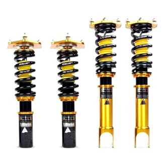 Yellow Speed Racing® - 0.5"-2.5" x 0.5"-2.5" Premium Competition™ Front and Rear Coilover Kit