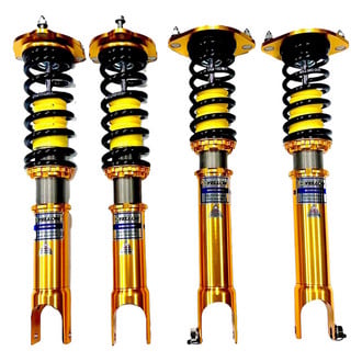 Yellow Speed Racing® - 0.5"-2.5" x 0.5"-2.5" DPS™ Front and Rear Digressive Valving Coilovers