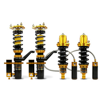 Yellow Speed Racing® - 0.5"-2.5" x 0.5"-2.5" Advanced Pro Plus Circuit Spec Front and Rear Coilover Kit