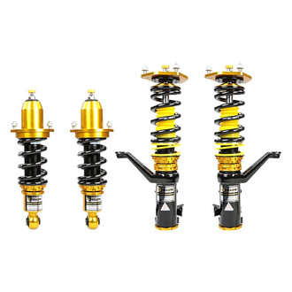 Yellow Speed Racing® - 0.5"-2.5" x 0.5"-2.5" Premium Competition™ Front and Rear Coilover Kit