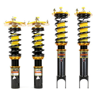 Yellow Speed Racing® - 3"-5.5" x 3"-5.5" Super Low™ Front and Rear Coilover Kit