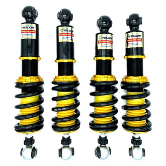 Yellow Speed Racing® - Inverted Dynamic Pro Sport™ Front and Rear Lowering Coilover Kit