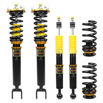 Yellow Speed Racing® - 0.5"-2.5" x 0.5"-2.5" Dynamic Pro Sport™ Front and Rear Coilover Kit