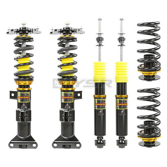 Yellow Speed Racing® - 0.5"-2.5" x 0.5"-2.5" Dynamic Pro Sport™ Front and Rear Coilover Kit