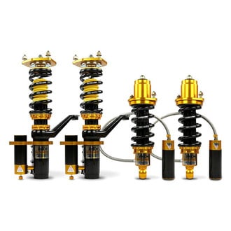 Yellow Speed Racing® - 0.5"-2.5" x 0.5"-2.5" Advanced Pro Plus Circuit Spec Front and Rear Coilover Kit