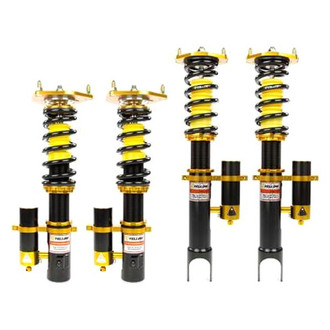 Yellow Speed Racing® - 0"-3" x 0"-3" Pro Plus Racing™ Front and Rear Coilover Kit