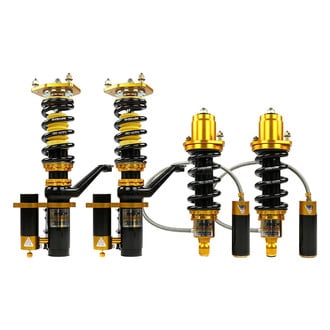 Yellow Speed Racing® - 0.5"-2.5" x 0.5"-2.5" Advanced Pro Plus Circuit Spec Front and Rear Coilover Kit