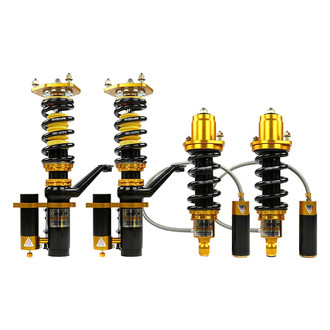Yellow Speed Racing® - 0.5"-2.5" x 0.5"-2.5" Advanced Pro Plus Circuit Spec Front and Rear Coilover Kit
