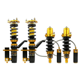 Yellow Speed Racing® - 0.5"-2.5" x 0.5"-2.5" Advanced Pro Plus Circuit Spec Front and Rear Coilover Kit