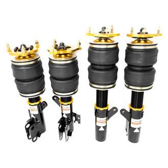 Yellow Speed Racing® - 4.0" x 4.0" Dynamic Pro™ Front and Rear Monotube Adjustable Lowering Air Strut Kit