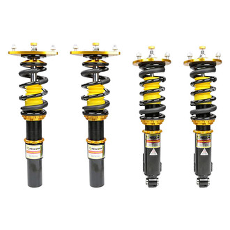 Yellow Speed Racing® - 0.5"-2.5" x 0.5"-2.5" Dynamic Pro Sport™ Front and Rear Coilover Kit