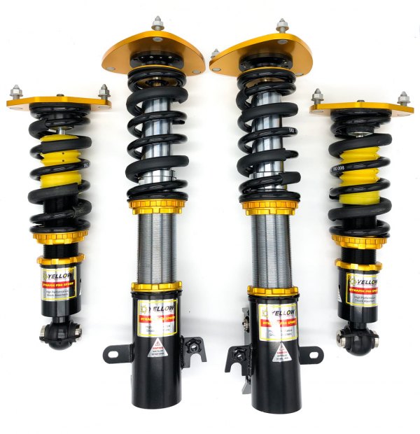 Yellow Speed Racing® - Inverted Premium Competition™ Front and Rear Coilover Kit