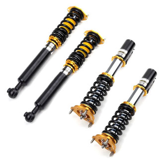 Yellow Speed Racing® - 0"-3" x 0"-3" Inverted Pro Street™ Front and Rear Inverted Coilover Kit