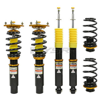 Yellow Speed Racing® - 0.5"-2.5" x 0.5"-2.5" Dynamic Pro Sport™ Front and Rear Coilover Kit