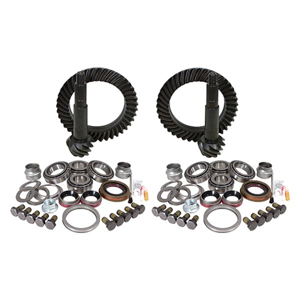 Yukon Gear & Axle® - Front and Rear Ring and Pinion Gear Complete Package