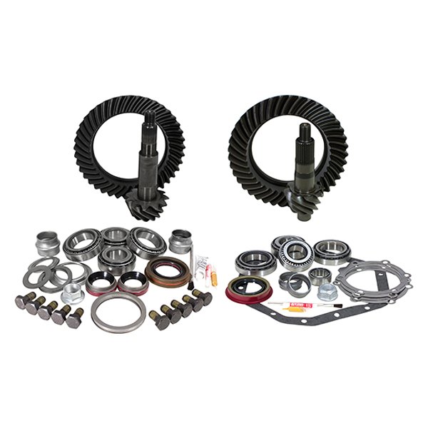 Yukon Gear & Axle® - Front and Rear Thick Ring and Pinion Gear Complete Package