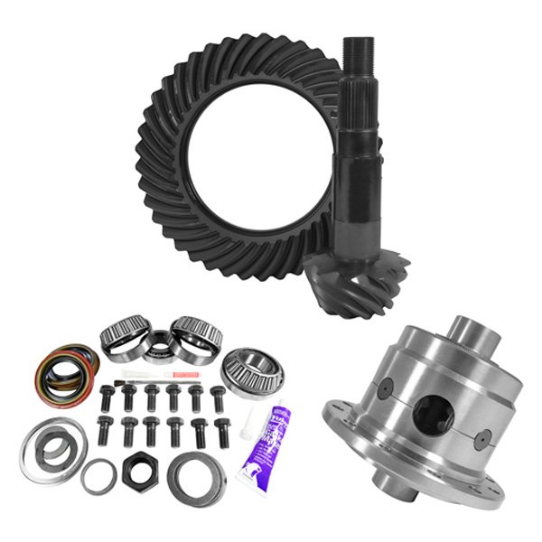 Yukon Gear & Axle® - Rear Differential Ring and Pinion Pro Kit With 35 Spline Posi