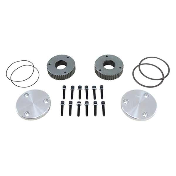 Yukon Gear & Axle® - Hardcore™ Front Inner Drive Flange Kit with Engraved Caps