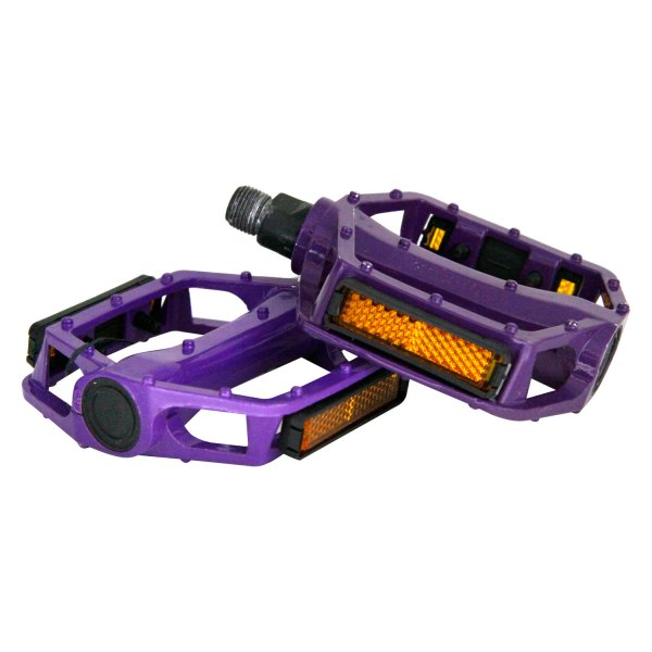 ZF Bikes® - Purple Anodized Platform Pedals