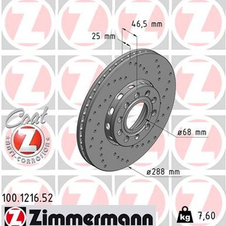 Zimmermann® - Sport-Z Front Brake Rotor