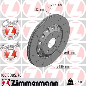 Zimmermann® - Formula-Z Brake Rotor
