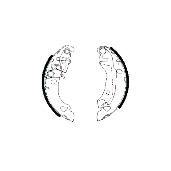 Zimmermann® 10990.100.8 Parking Brake Shoe Kit