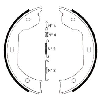Zimmermann® - Parking Brake Shoe