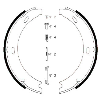 Zimmermann® - Parking Brake Shoe
