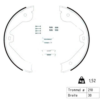 Zimmermann® - Parking Brake Shoe