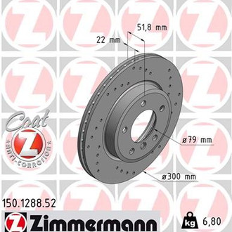 Zimmermann® - Sport-Z Brake Rotor