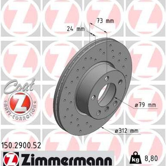 Zimmermann® - Sport-Z Front Brake Rotor