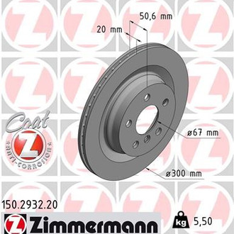 Zimmermann® - Coat-Z Brake Rotor