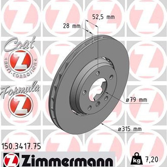 Zimmermann® - Formula-Z Brake Rotor