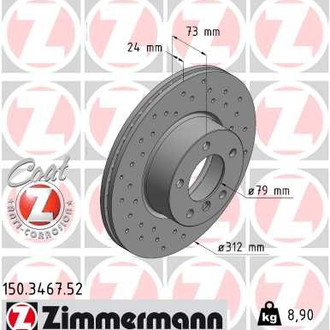 Zimmermann® - Sport-Z Brake Rotor