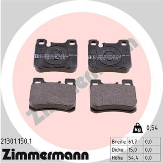 Zimmermann® - Rear Disc Brake Pad Set