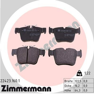 Zimmermann® - Rear Disc Brake Pad Set