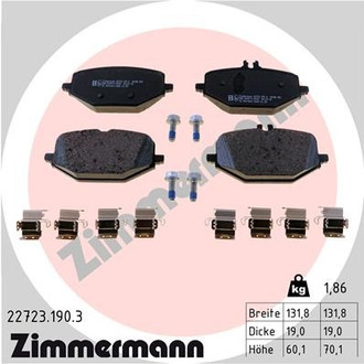 Zimmermann® - Disc Brake Pad Set
