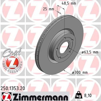 Zimmermann® - Coat-Z Brake Rotor