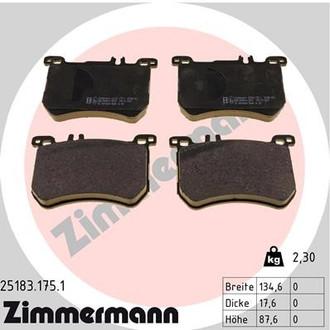 Zimmermann® - Front Disc Brake Pad Set