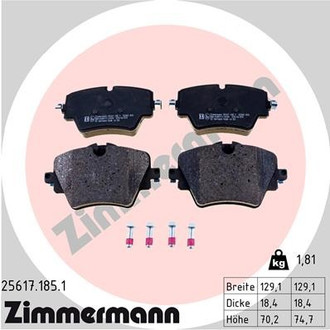 Zimmermann® - Front Disc Brake Pad Set