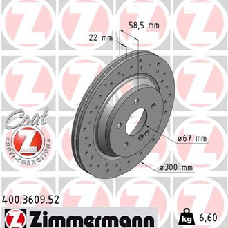 Zimmermann® - Sport-Z Brake Rotor