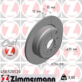 Zimmermann® - Coat-Z Brake Rotor