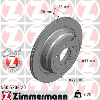 Zimmermann® - Coat-Z Brake Rotor