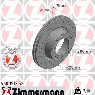 Zimmermann® - Sport-Z Front Brake Rotor