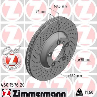 Zimmermann® - Coat-Z Brake Rotor