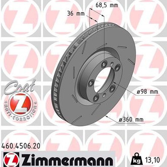 Zimmermann® - Coat-Z Brake Rotor