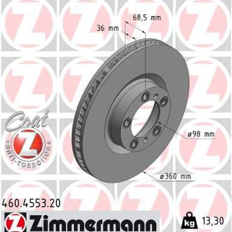 Zimmermann® - Coat-Z Brake Rotor