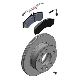 Zimmermann® - Coat-Z Plain Front Brake Kit